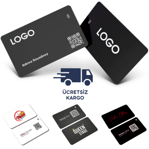 Kişiye Özel Baskılı Dijital + Fiziki NFC Kartvizit